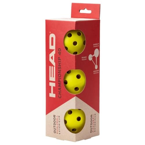 HEAD Championship 40 3B (Outdoor) Pickleball Bälle