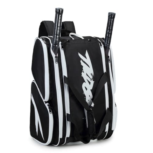 TILDOSAC Padel Racket Tasche Tennis Rucksack für Padel Tennis Pickleball Paddles, Padel Racket Protector Rucksack, Große Sport Pickleball Tasche mit Zaun Haken, Schuhfach, Extrataschen