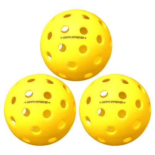ONIX Pickleball Bälle Fuse G2 Outdoor Yellow 3-Pack